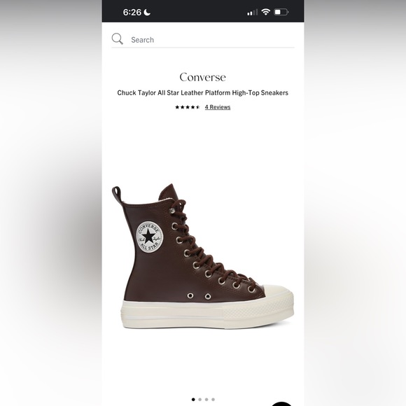 Leather chuck Taylor’s NWT - Picture 16 of 16